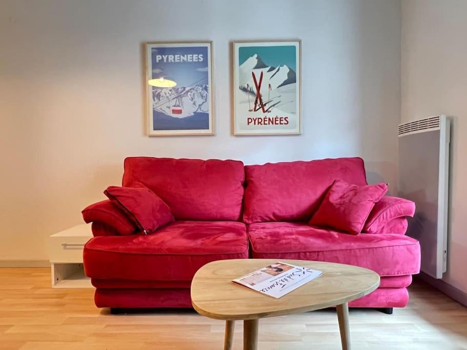 T3 Centre Ville Avec Parking, Balcon Et Wifi. 5P. Cauterets Exterior foto